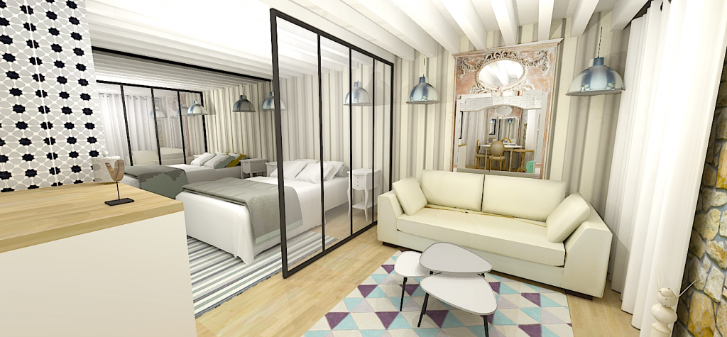 Réalisations 3D par l'architecte d'intérieur