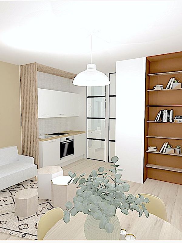 Salon réaménagé